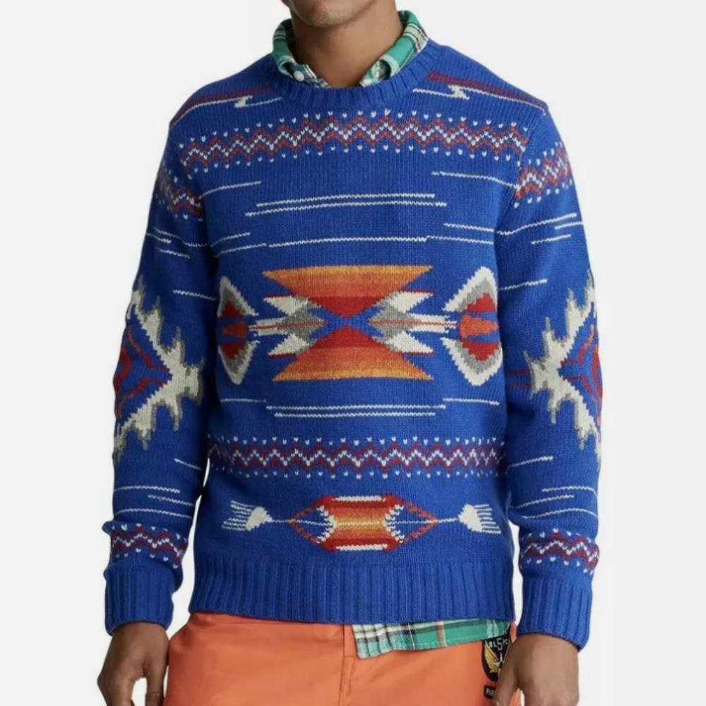 Polo Ralph Lauren aztec sweater. NEW